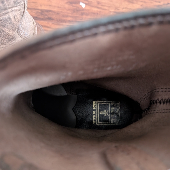 Frye Brown Leather Boots - Picture 4 of 8